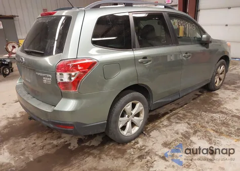 2015 Subaru Forester 2.5I Premium из США, поврежденный, VIN JF2SJADC1FH400662